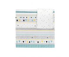 Praia 1703496031 Party Guirnalda Parure de lit Petit 60 x 120 cm