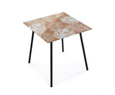 VERSA Table en verre New Leaves 2