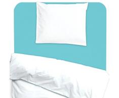 Drap housse imperméable et anti-acariens 90x200cm Maui Blue - Louis Le Sec