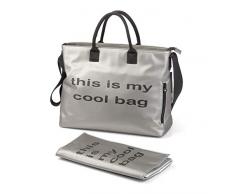 Be Cool Sac à Langer Argenté