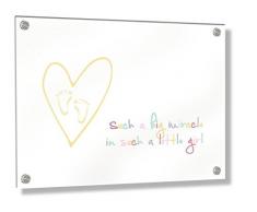 Feel Good Art Mural Cadre en acrylique avec Confrontation Boulons (30 x 20 x 20 x 0,6 cm, petit, multicolore, Such a Big Miracle dans une petite fille/Enfant DÈcor)