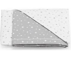 Italbaby 020.1007-004 Parure de lit 3 pièces étoiles Gris