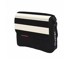 Babystyle Oyster Vogue Sac et matelas à langer rayé noir