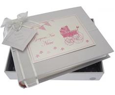 White Cotton Cards Album de petite nièce (Rose Landau et fanions)