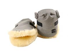 Kaiser Twoolly Chauffe Mains en Peau dAgneau Gris Mélange