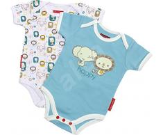 FISHER PRICE Fp10112 Set de 2 Body en Coton pour Bébé de 0 à 24 Mois