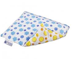 Medi Partners Coussin de noyaux de cerises Grand coussin chauffant rectangulaire Turquoise