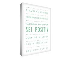 Little Helper BP2436-01G Feel Good Art Tableau sur toile épaisse style moderne