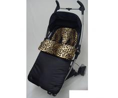 Imprimé animal Chancelière Poussette/Cosy orteils Compatible avec garnissage