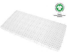 Motherhood Drap-housse respirant pour lit bébé 70 x 140 cm Certifié GOTS 100% coton biologique