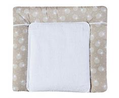 Schardt Matelas à langer avec housse en tissu éponge amovible, 80 x 75 cm.