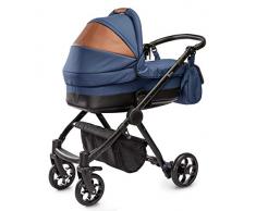 CAMINI-023 Poussette 2 en 1 Yuna Marine Bleu