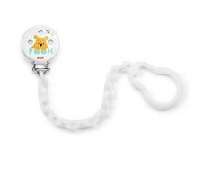 Nuk Disney Winnie lOurson Sucette avec clip pour une fixation sûre de la sucette à bébé vêtements, 1 Pièce