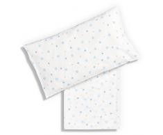 Gloop ! Parure de Lit Étoiles Bleu en Coton BIO