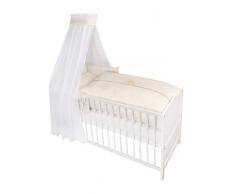 Urra 130–1012–06 – Classic Ecru Lit Sett avec ciel 3 pièces