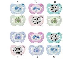 nip Night Girl Tétines Silicone 0-6 mois