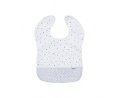 Bavoir Forme Carré PVC Stela Bleu 28 x 36 cm