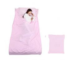 Local Makes A Comeback – Voyage à travers des sacs de couchage sales, sacs de couchage sanitaires, draps de sac de couchage, sacs de couchage imprimés sales, 180 cm x 210 cm, poudre rose