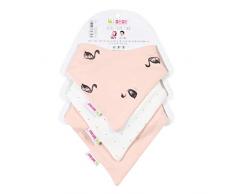 Minene UK Lot de 3 bavoirs bandana Pêche avec cygnes noirs