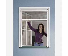 Aubry Gaspard Moustiquaire en Aluminium Blanc 130 x 160 cm