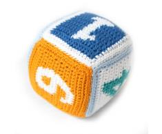 Sindibaba 12062 8 x 8 cm Crochet Hochet dés avec numéro