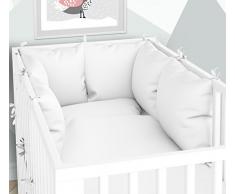Six coussins pour lit bébé 60 x 120 cm