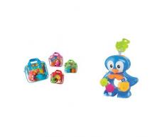 Ludi - 2150 - Aspergeurs et livre - Jouets pour le bain + Ludi - 2240 - Coffret Pingouin - Jouets pour le Bain