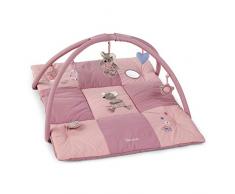 Sterntaler Support Tapis d’Éveil avec Arche Souris Mabel, Âge : 0-18 Mois, 100 x 80 cm, Rose/Multicolore