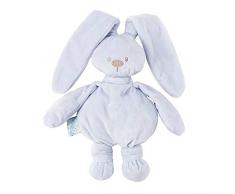 Nattou Peluche Lapin Lapidou, Compagnon dès la Naissance, 36 cm, Bleu