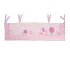 Mini Tour de lit pour fille Vanille London (rose, 32 x 114 cm)