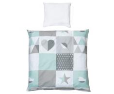 Roba Baumann Happy Patch Set Linge de lit bébé 2 pièces