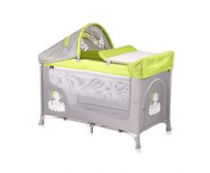 Lorelli San Remo 2+ Lit Parapluie Pliant pour Bébé Gris