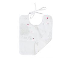 Bavoir imperméable FORET II + FEUILLES - Louis Le Sec