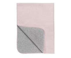 Meyco 1441011 Couverture pour bébé Rose/gris 100 x 150 cm