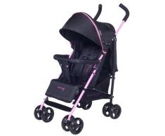 Knorr-Baby 848002 Styler de poussette avec capote Snooze Noir/Fuchsia