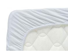 Briljant Baby Drap Housse avec Elastique 80-90 X 200 cm, blanc