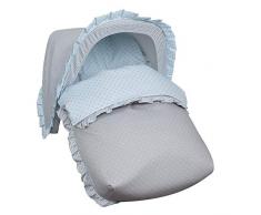 babyline Dots – chancelière porte bébé, Unisexe, Couleur Bleu Ciel