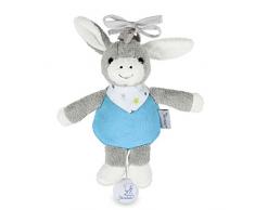 Sterntaler Peluche Musicale, Âne Emmi en Peluche, Boîte à Musique Remplaçable, Taille: L, Brun/Grün