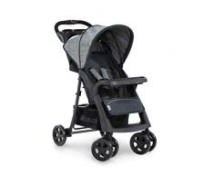 Hauck Shopper Neo II Poussette Ultra Légère - 7,9 kg jusquà 25 kg avec Position Couchée de 0 Mois, Deux Porte-Gobelet, Pliable dune Main, Grand Panier - Melange Gris