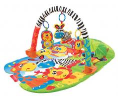Playgro Tapis Éveil avec Jouets Détachables, Dès la Naissance, Safari Super Gym, Multicolore, 40108