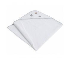 Pekebaby Couche de bain pour bébé Argenté 100 x 100 cm