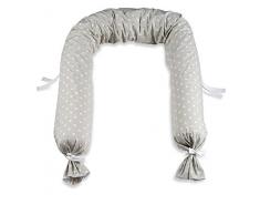 Italbaby Pois Tête Réducteur de lit bébé, gris