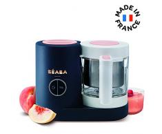 BÉABA, Babycook Néo, Robot Bébé 4 en 1 Mixeur-Cuiseur, Diversification alimentaire, Petits pots bébé maison, Cuisson Vapeur Douce, Made in France, Bol Verre et Cuve Inox, Night Blue