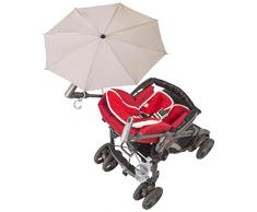 Bébé Minder 050,7400 – 06, parasol ombrelle pour poussette et Pram, beige