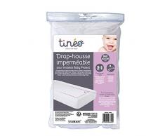 Tinéo Baby Protect Drap Housse Imperméable 60 x 120 cm