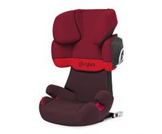 CYBEX Silver Siège Auto Solution X2-Fix, Adapté aux Voitures Avec ou Sans Isofix, Groupes 2/3 (15-36 kg), De 3 Ans à 12 Ans Environ, Rumba Red
