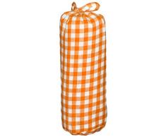 Taftan Drap Housse Gros carreaux orange (70 x 140 cm) - Orange