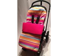 Motif Chancelière pour sadapter au Cosatto Yo. Supa Dupa Ooba Rose bonbon