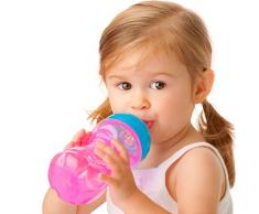 Nûby Easy Grip Gobelet en Polypropylène avec Bec Antigoutte/Couvercle 300 ml - Coloris aléatoire