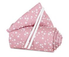 babybay Tour de Lit en Piqué Convient pour Modèle Original Framboise avec Étoiles Blanc 1 Unité